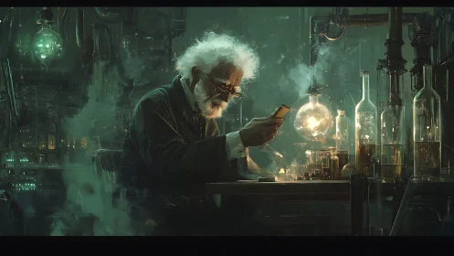 Steamlit chemist bends starlight into bottled equations