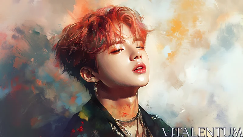 Soft rebel glow in a dreamy splash of color and light.