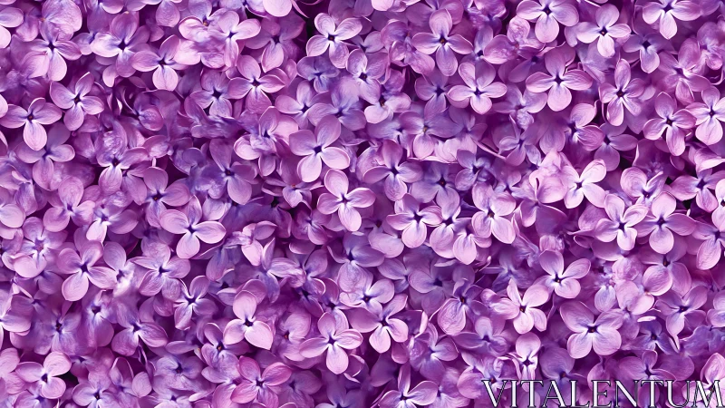 Lilac Cluster Macro Study: Densely Layered Botanical Texture.
