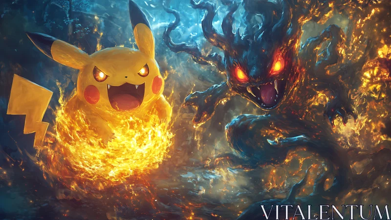 Electrodynamic rodent versus infernal wisp in volatile duel.