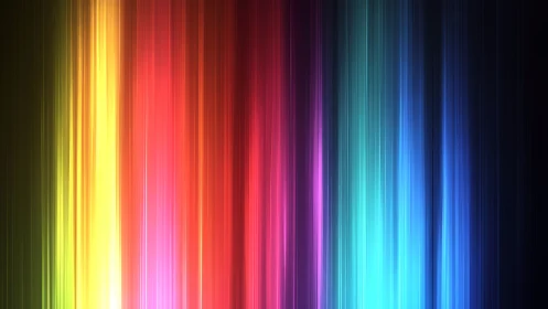 Neon rainstorms pour liquid color across a silent void