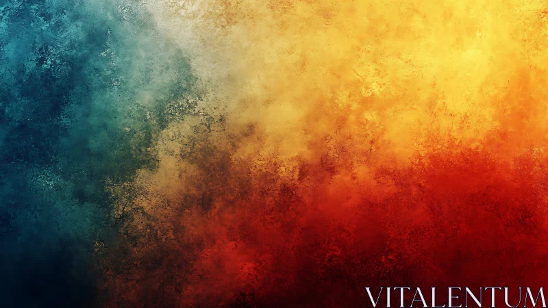 Diffused tri-color abstraction with textured gradient field.