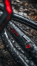 Bicycle's Crimson Tale: Where Wet Metal Meets Adventure