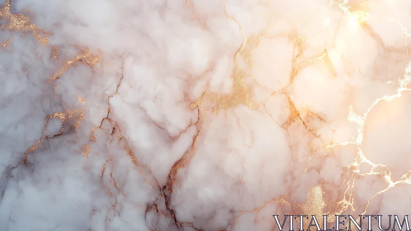 Elegant white marble texture with gold veins, soft luxury style.