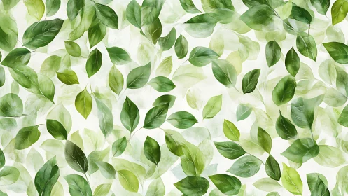 Layered translucent foliage array with soft diffusion rendering.