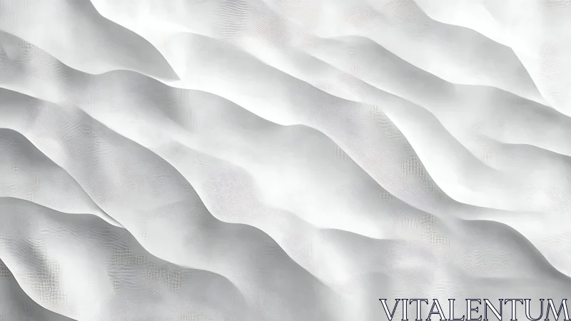 Gentle white ripples flow like soft fabric across the scene