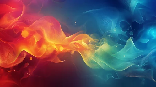 Where Fire Meets Ice: A Dance of Color.