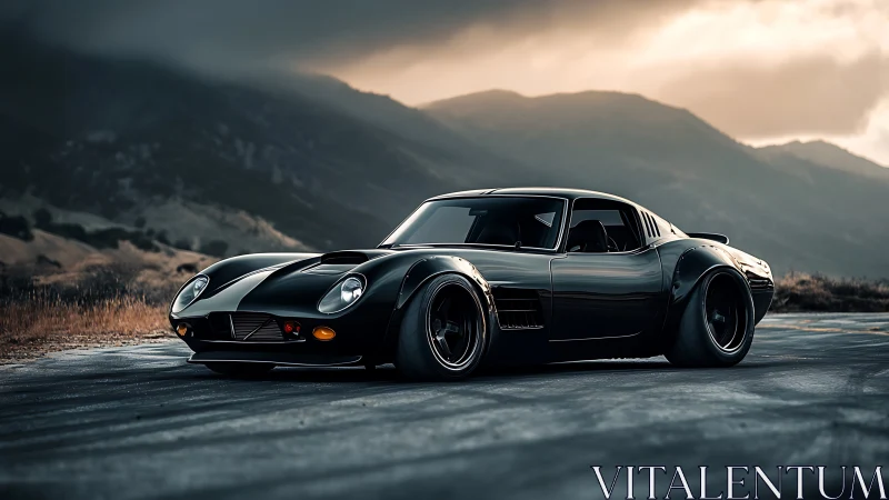 Midnight muscle prowls stormy mountain pass in molten chrome.