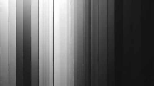 Monochrome vertical panels form gradient light to dark