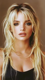 Sunlit portrait celebrates relaxed beauty and soft confidence