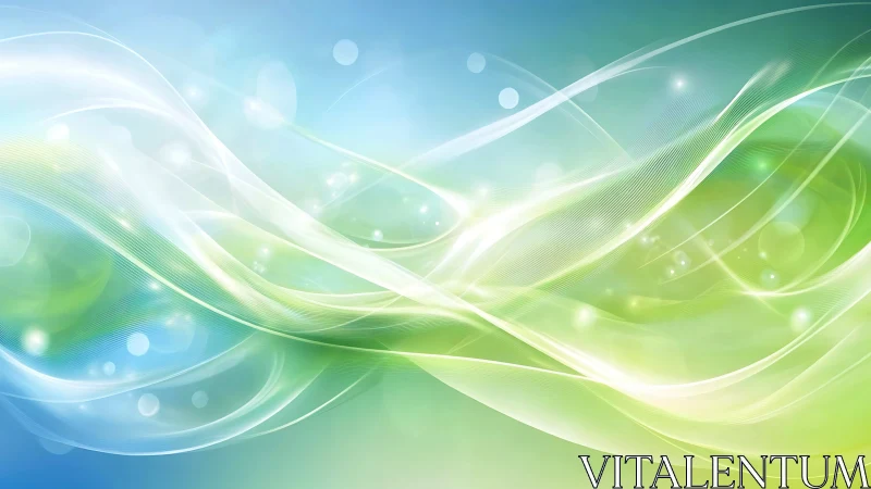 Luminous gradient waveforms in fluid abstract digital layout.