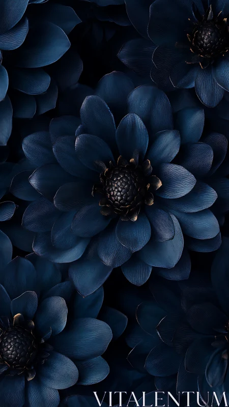 Midnight Blooms in Velvet Depths