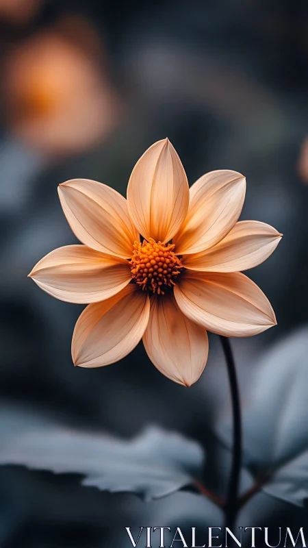 Dahlia specimen with stratified petal gradation and chromatic radiance.