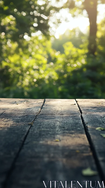 Morning Light Dances Through the Garden.