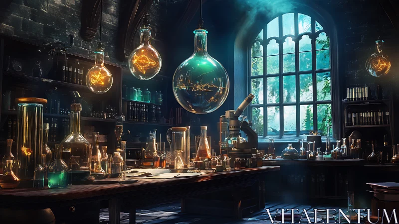 Glowing glass orbs quietly reinvent the wizard’s laboratory