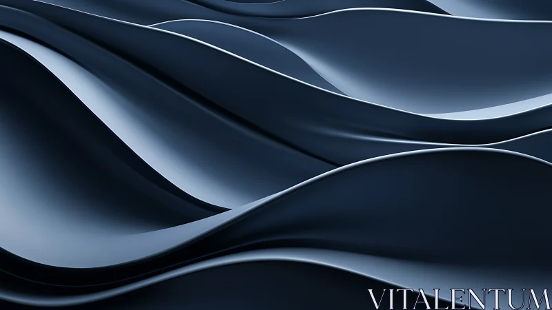 Gentle midnight waves flowing in smooth modern harmony.