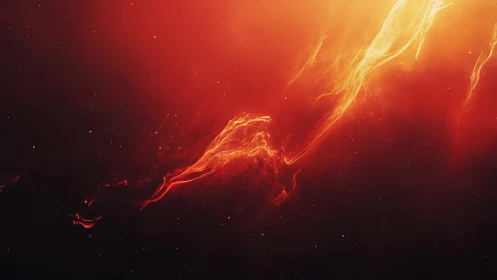 Cosmic Fire and Stellar Phenomena in Deep Space.