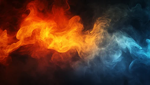 Fire and Ice Collision Dynamic Energy.