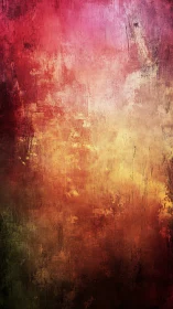 Vertical gradient texture blends warm pigments with distressed noise