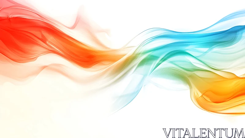 Multicolor translucent waveforms form fluid spectral gradients