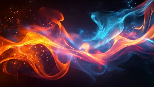 Fire and Ice Dance Through the Cosmic Expanse