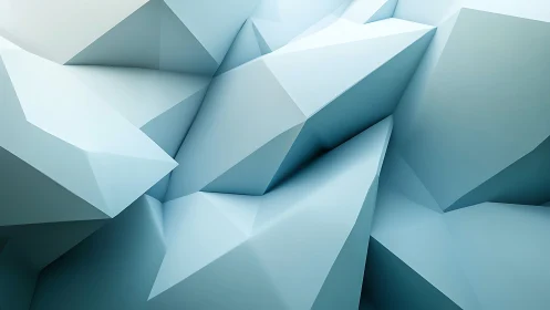 Low poly angular geometric surface forms overlapping planes