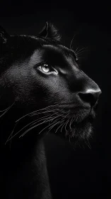 Phantom Prowler: The Feline Enigma Emerges from Shadow.