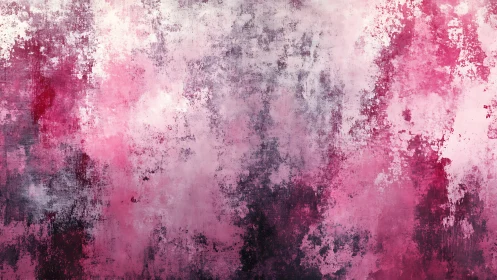 Textured magenta gradient field with eroded pigment dispersion.