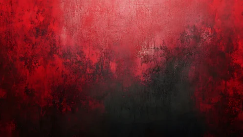 Textured red and black abstract field with grunge layering.