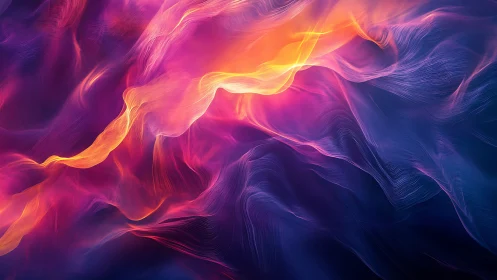 Layered luminous gradients in fluid abstract composition.