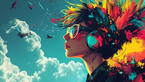 Vibrant music dreamscape ignites a listener’s soaring mind