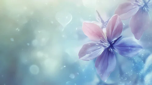 Gossamer Blooms Dance Through Crystalline Dreams