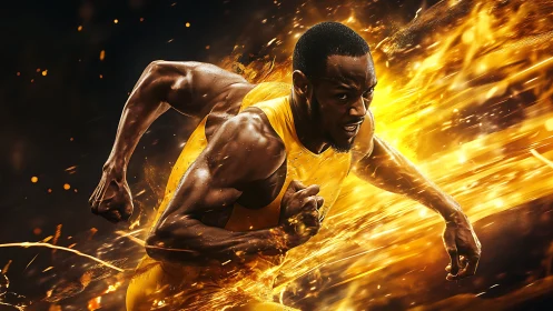 Sprint forged from liquid fire outruns the dark horizon