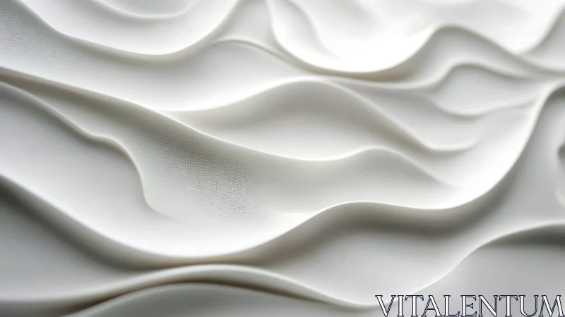 Velvet dunes quietly ripple across a porcelain-white sea