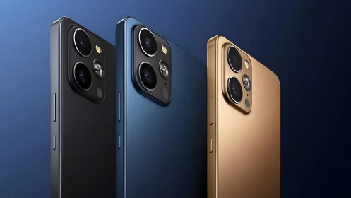 Premium Smartphones Showcase Powerful Camera Systems in Stunning Colors