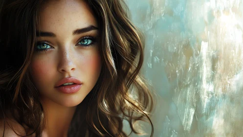 Luminous portrait celebrates gentle eyes and soft, natural light