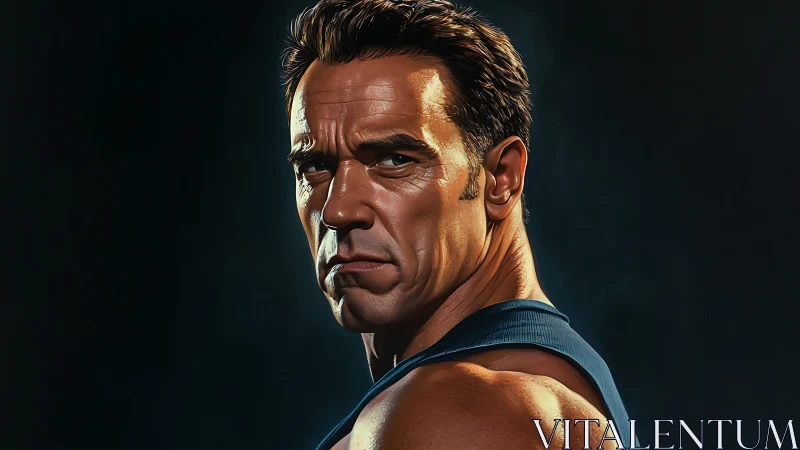 Powerful portrait captures a strong figure in quiet focus