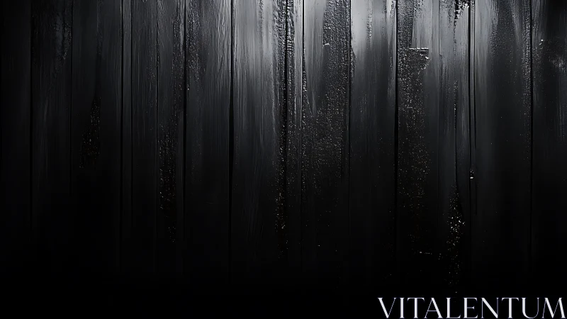 Dark textured vertical black wall with glossy streaks surface