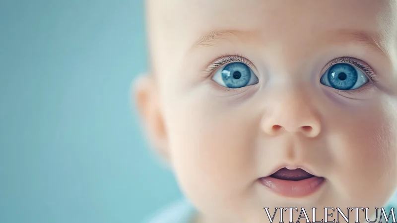 Bright Eyes, Pure Wonder: Baby's Curious Gaze.