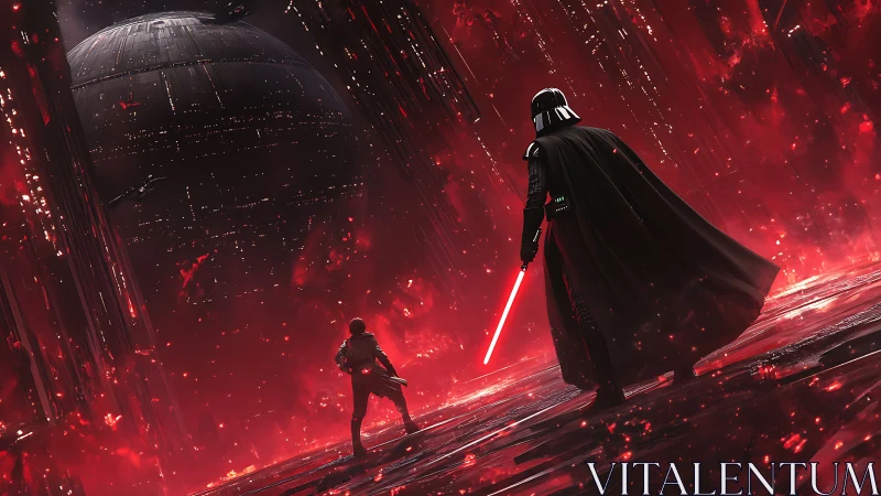 Crimson-lit duel carves rebellion into a galactic furnace