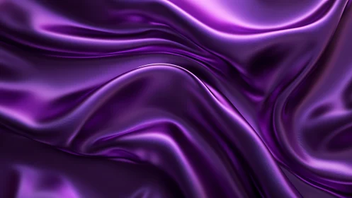 Velvet twilight folds in shimmering purple satin waves.