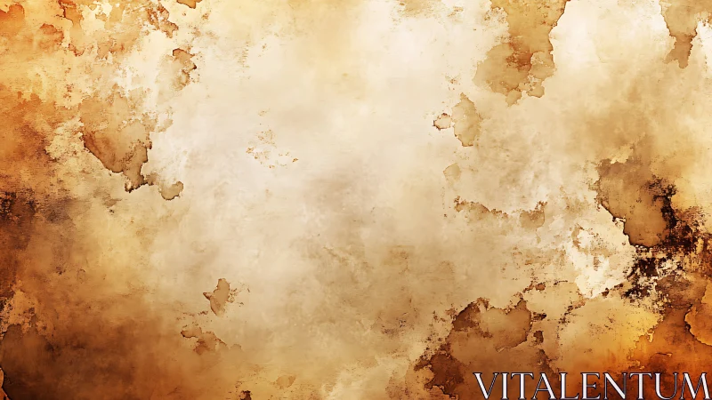Warm vintage grunge texture evokes aged parchment calm