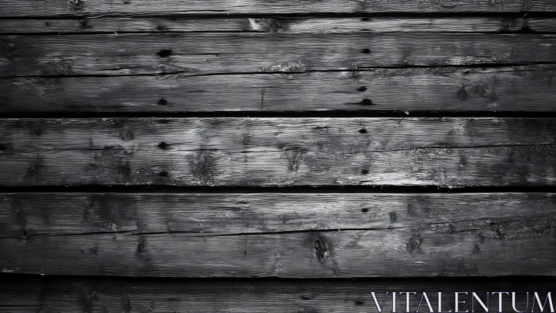 Dark weathered wooden planks forming horizontal boards.