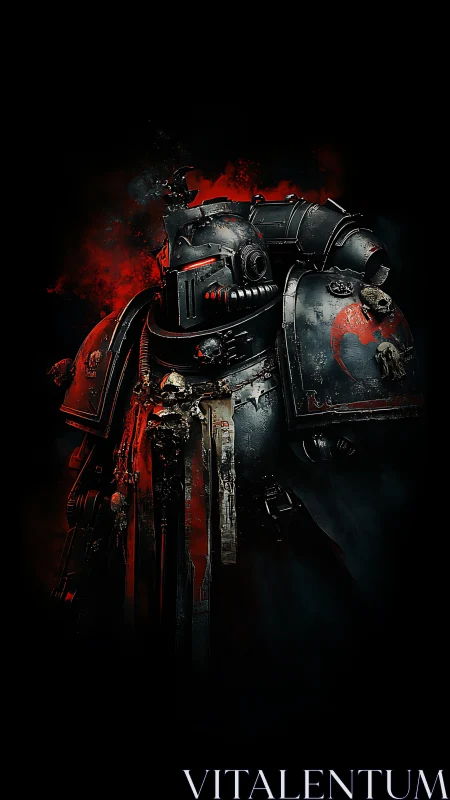 Battle-scarred void knight burning through the darkness.