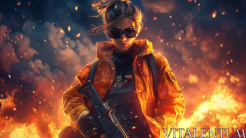 Bold and Fearless: A Hero's Fiery Adventure.