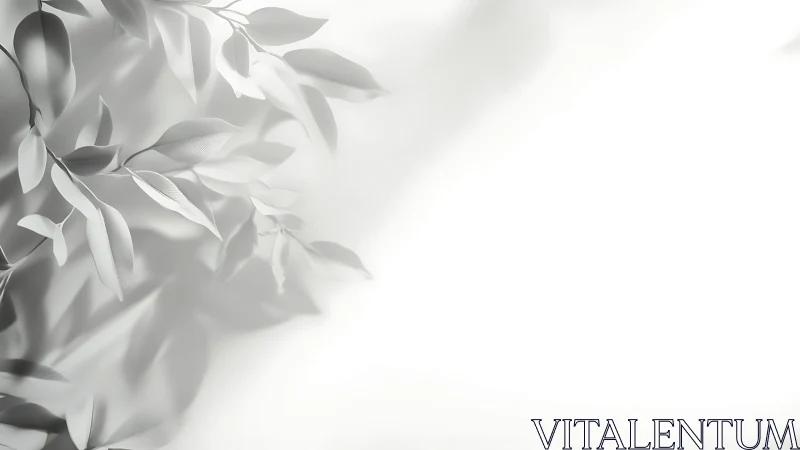 Soft silver leaves drifting through a luminous whisper.