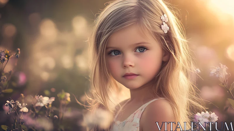 Young female subject with luminous backlighting renders ethereal portraiture through advanced digita