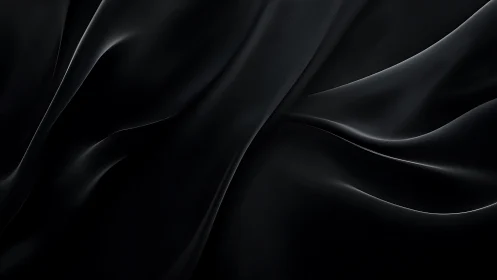 Velvet shadows drift in slow, liquid-black choreography