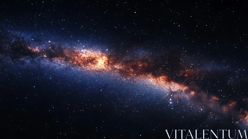 Soft starlit river of the Milky Way drifting through night.