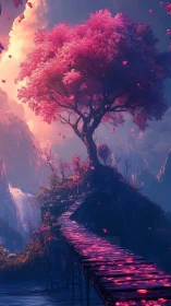 Blossombridge to the Sky-Rooted Tree of Rose Dusk.